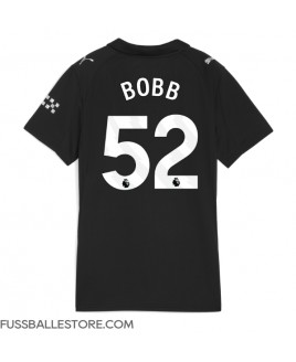 Günstige Manchester City Oscar Bobb #52 Auswärtstrikot Damen 2025-26 Kurzarm